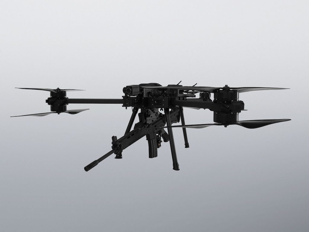 Unity Hubs The AR 1 The drone that can fire an assault rifle